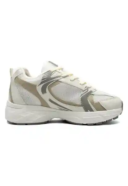 Tenis Mujer Marfil Talla 40 A530 Tellenzi