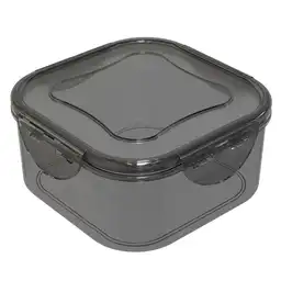 Novedades Plasticas Hermético Cuadrado Keep go Humo 1.1 L