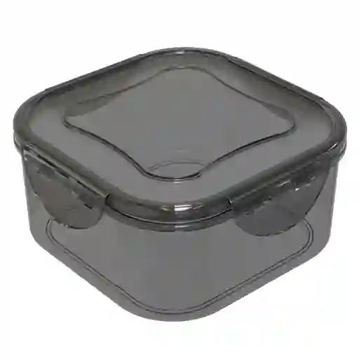 Novedades Plasticas Hermético Cuadrado Keep go Humo 1.1 L