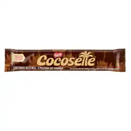Galletas COCOSETTE Wafer rellenas con crema de coco x 46g