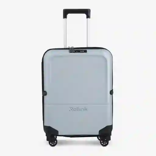 Rollink Maleta Carry on Flex Light Plateado 360