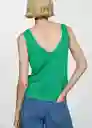 Top Lina Verde Talla S Mujer Mango