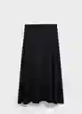 Falda Ava Negro Talla S Mujer Mango