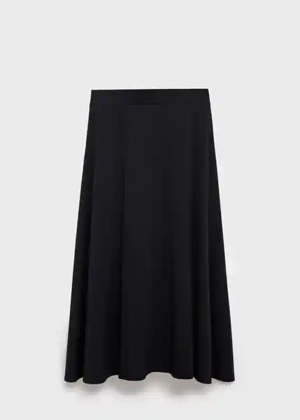 Falda Ava Negro Talla S Mujer Mango