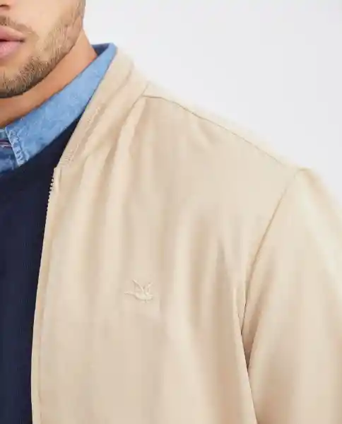 Chaqueta Basic Bomber Beige Arcilla Medio Talla S Chevignon