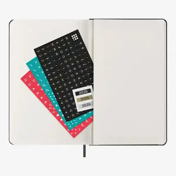 Moleskine Agenda Semanal Negro Grande Hc 2026