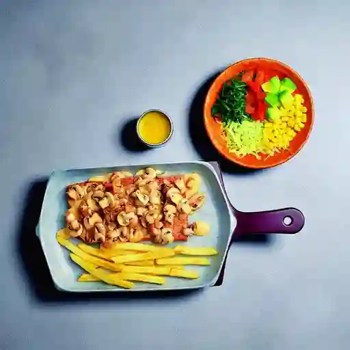 Lomo de Cerdo con Salsa de Champiñones