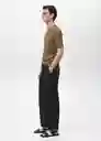 Camiseta Liman Khaki Talla L Hombre Mango