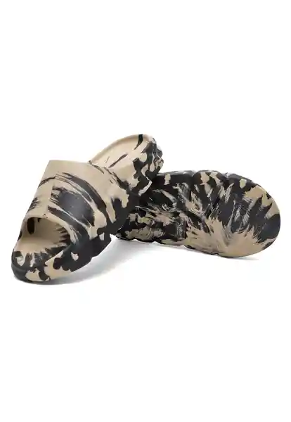 Sandalias Unisex Beige-Negro Talla 39 22139 Tellenzi