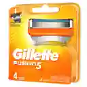 Gillette Repuestos Maquinilla Fusion 5, Caja x 4 Unidades