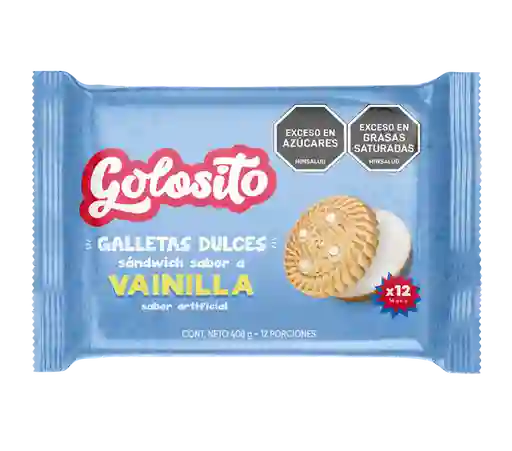 Golosito Galleta Sandwich Vainilla