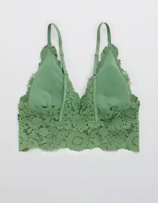 American Eagle Bralette Country Plunge Verde Orgánico Small 3151