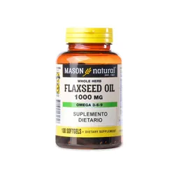 Mason Natural Omega 3 6 9 Flax Seed Oil 1000 Mg