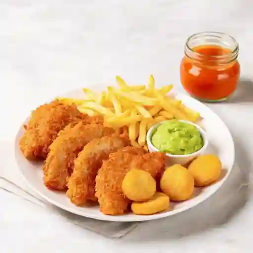 1/2 Pollo Broaster Combo