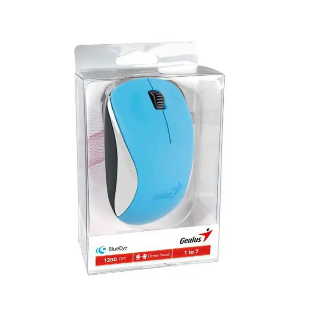 Genius Mouse NX-7000 Inalámbrico Azul