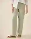 Pantalón Verde Hibernal Claro Talla 12 633G011 Esprit
