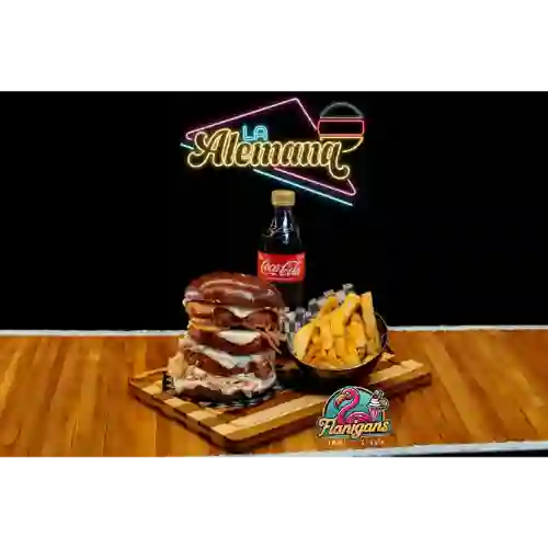 Hamburguesa Triple Alemana