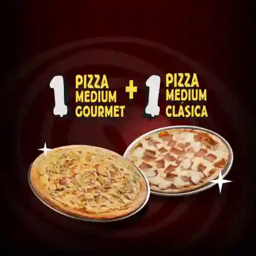 Pizza Clasica + Pizza Gourmet