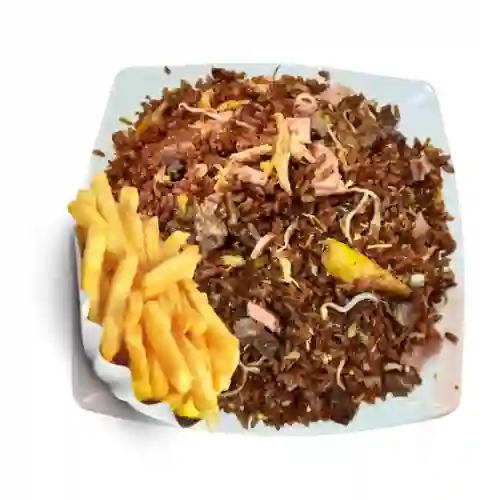 Porción Grande de Arroz Chino