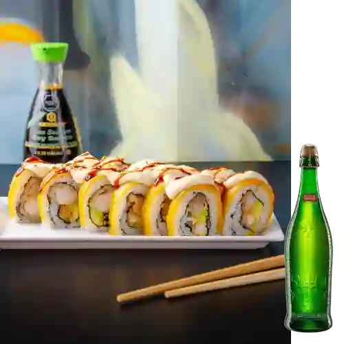 Combo Madurito Roll 6 Bocados + Stella Artois 750ml