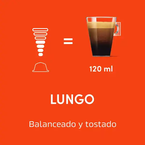 Cápsulas de Café NESCAFÉ DOLCE GUSTO Lungo 70 g