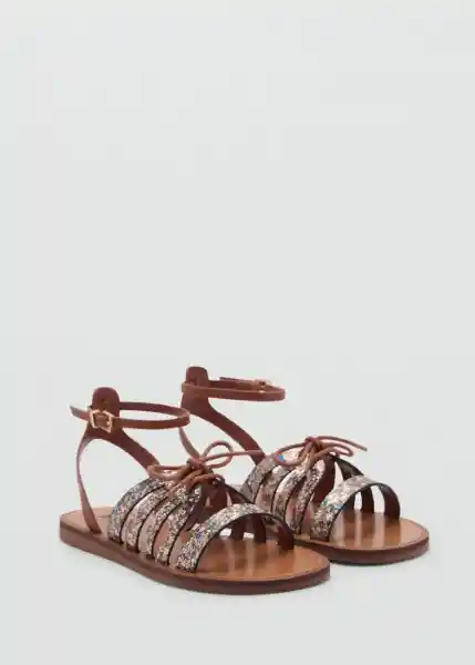 Sandalias Deme Malva Talla 36 Niñas Mango