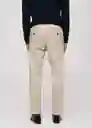 Pantalón Bologna Beige Talla 40 Hombre Mango