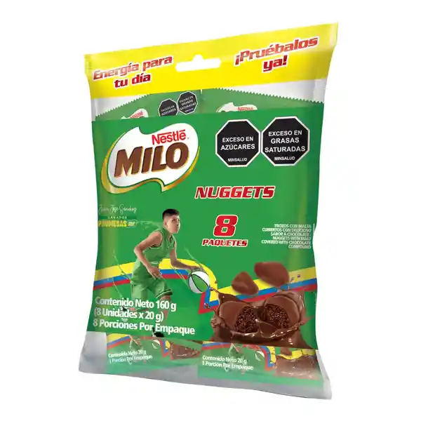 Milo Nuggets cubiertos Sabor Chocolate