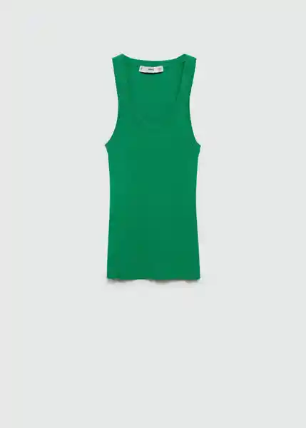 Top Riri Verde Talla M Mujer Mango