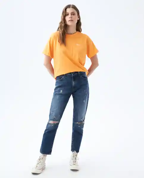  Camiseta Mujer Naranja Talla Xs 602E013 AMERICANINO 
