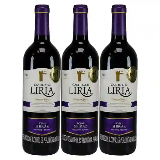 Vino Castillo De Liria Tinto X750 Ml 2X3