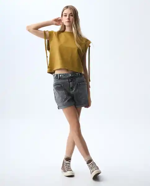 Camiseta Mujer Verde Talla XS 601G008_VER170836 Americanino