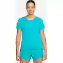 Nike Camiseta Fast Dri-Fit ss Top Para Mujer Azul Talla S