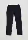 Pantalón Brest Navy Talla 40 Hombre Mango