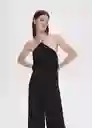Top Party Negro Talla XS Mujer Mango