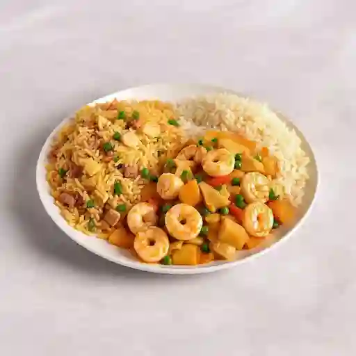 Combinado Pollo Y Camaron