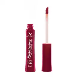 Vogue Labial Líquido Mate Tono Merlot Coloríssimo