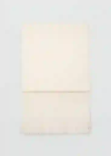 Bufanda Sweet Crudo Talla 99 Mujer Mango