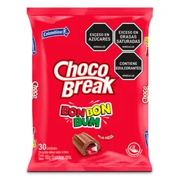 Chocobreak Chocolate Relleno de Bbb 150 g