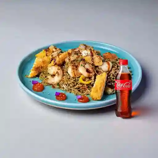 Combo Yakimeshi Mar + Coca Cola Original 400 ml