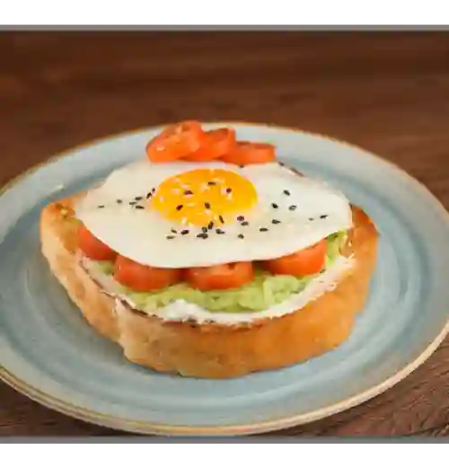 Tostada Huevo y Guacamole
