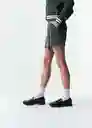 Falda Short Meli Mujer Verde Hidai Ultraoscuro Talla S 443G387 Naf Naf