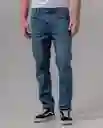 Jean Slim Hombre Azul Alferez Oscuro Talla 40 61120 Rifle