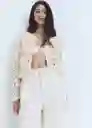 Chaqueta Isabel Crudo Talla S Mujer Mango