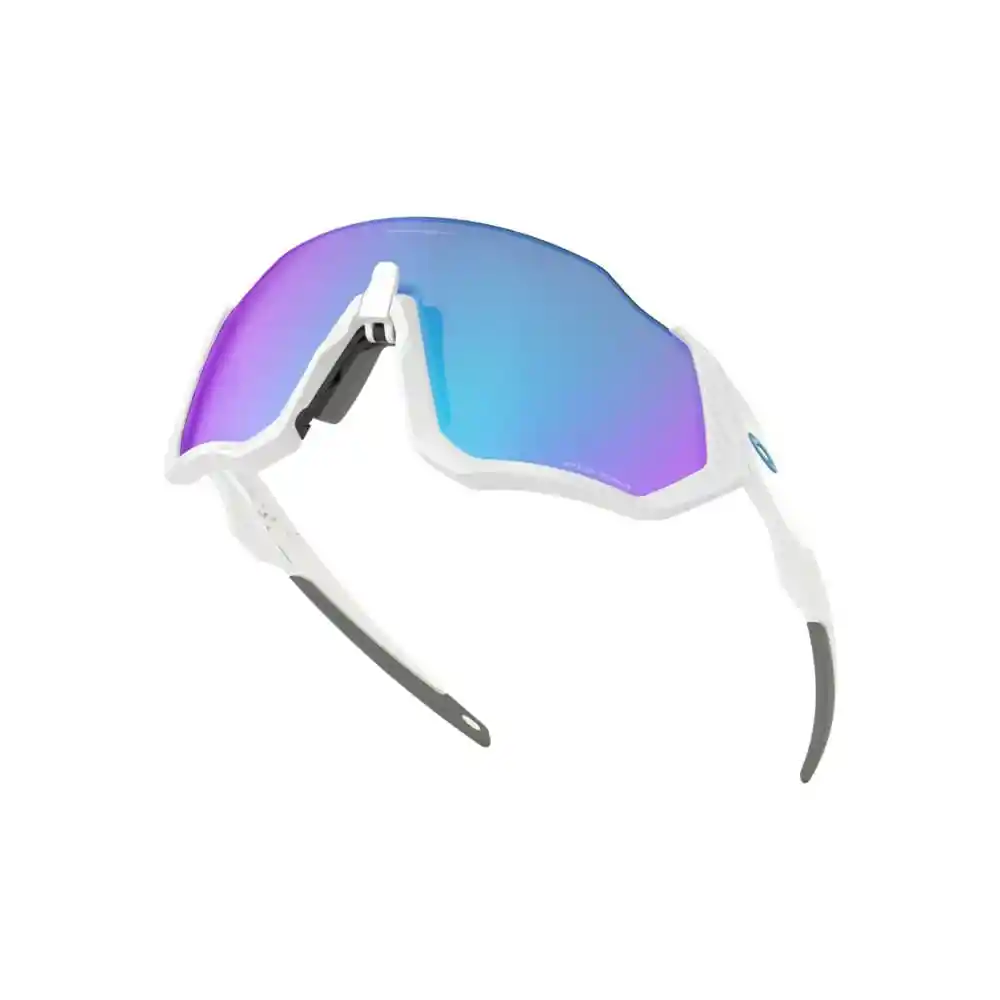 Oakley Gafas Flight Jacket Matte White Prizm Sapphire