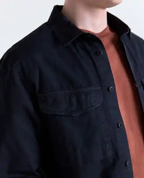 Camisa Hombre Negro Talla M 819G500_NEG194004 Americanino