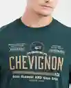 Camiseta Spirit Masculino Verde Nafta Ultraoscuro T M Chevignon