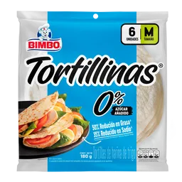 Bimbo Tortilla 0% Azúcar Añadida Tamaño M