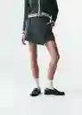 Falda Short Meli Mujer Verde Hidai Ultraoscuro Talla S 443G387 Naf Naf