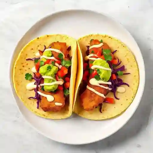 Tacos De Pescado Frito X2 Und